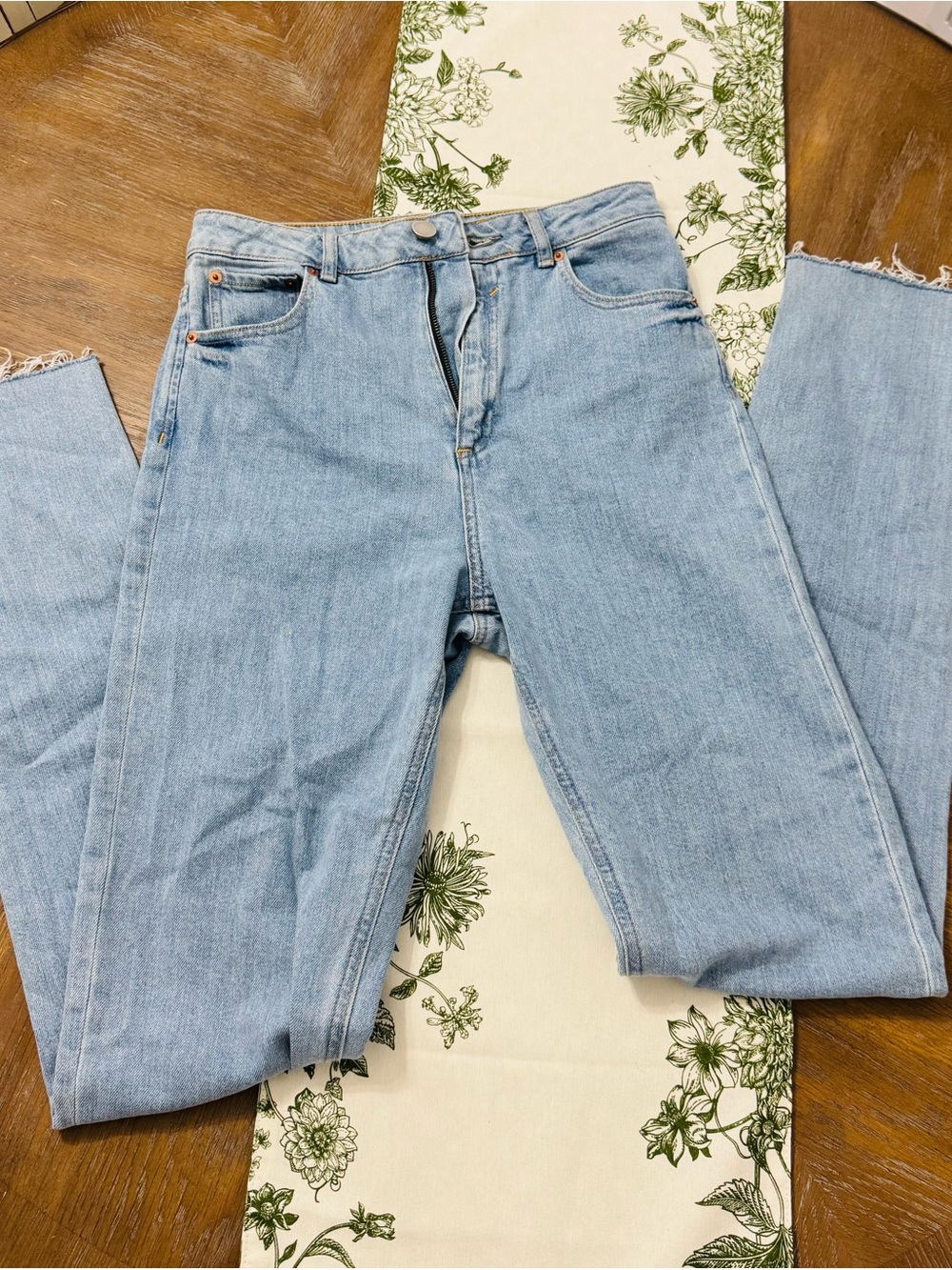 ASOS Light Blue Straight Leg Jeans